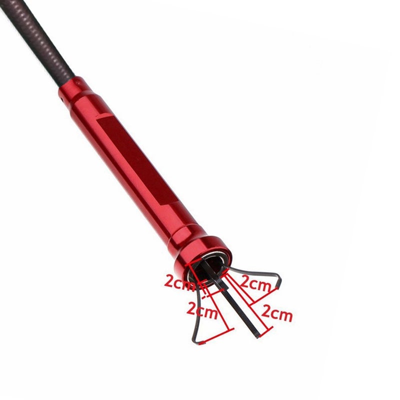 Junrbx Stereotype four-claw magnetic gripping tool with LED light stainless steel spring can be fixed in different shapes without bounce 2 in 1 magnetic pickup (Directional four-jaw picker-03) - Image 5